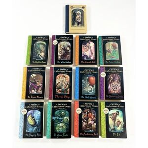 A Series of Unfortunate Events 1-13 Complete Hardcover Set Lemony Snicket Lot